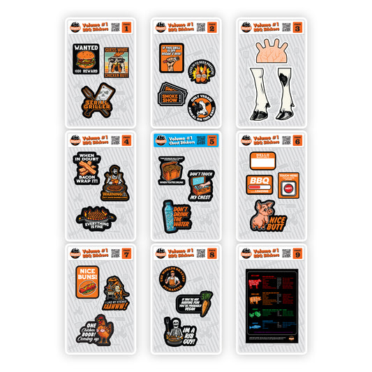 BBQ Universe Stickers Vol#1